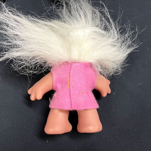 Dam 1986 Troll Pink Dress Vtg Slight Condition Issues - Picture 4 of 7